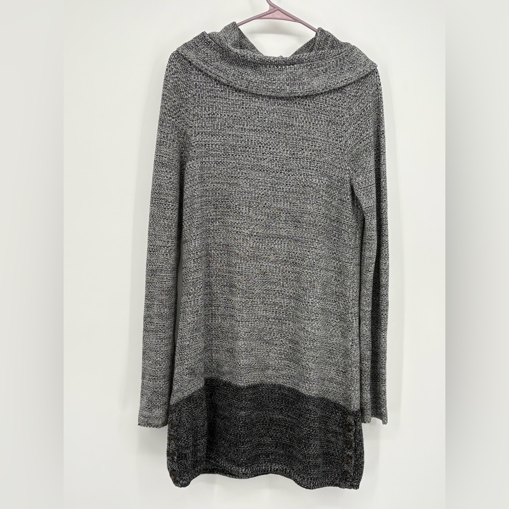 AVENTURA Sweater 100% Organic Cotton Gray Micah Tunic Dress Women’s Small
